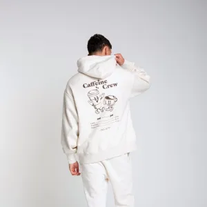 304 Mens Caffeine Crew Hoodie Ecru