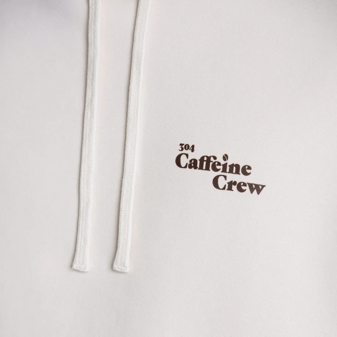 304 Mens Caffeine Crew Hoodie Ecru