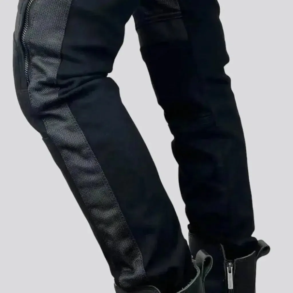 Biker women's skinny jeans
