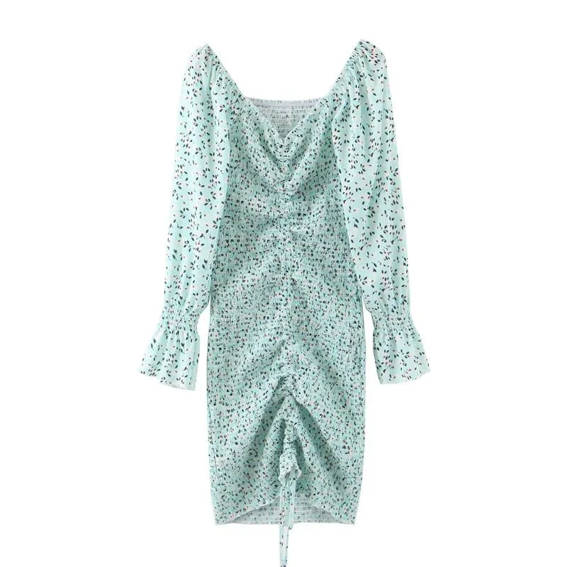 Boho Midi Dress, Smocked Dress, Baby Blue
