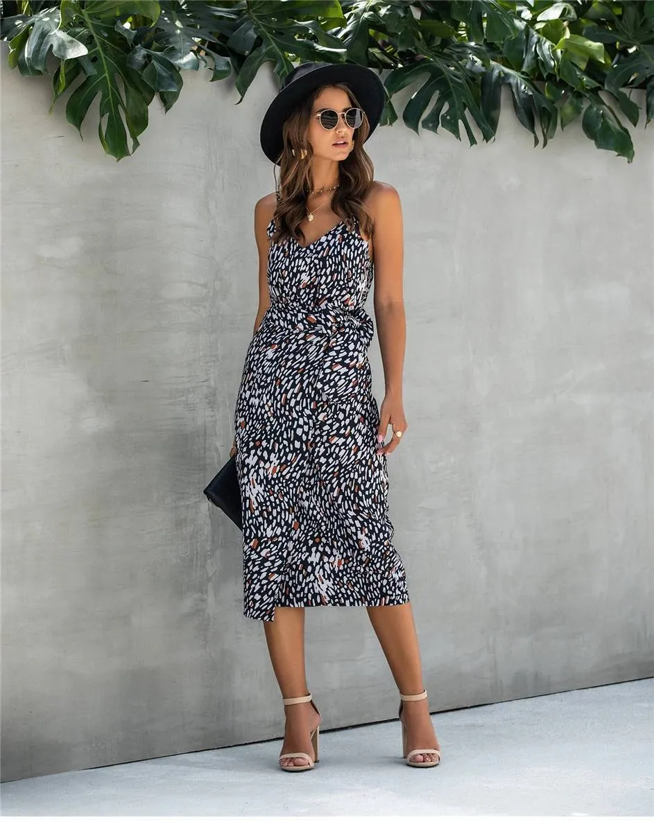Boho Midi Hippie Dress