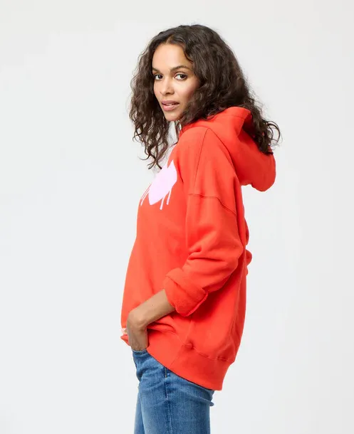 BOYFRIEND DRIPPY HEART HOODIE KR25-3375