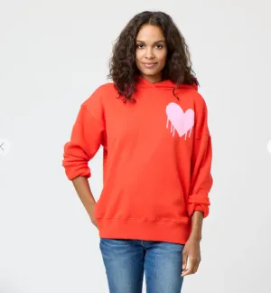 BOYFRIEND DRIPPY HEART HOODIE KR25-3375