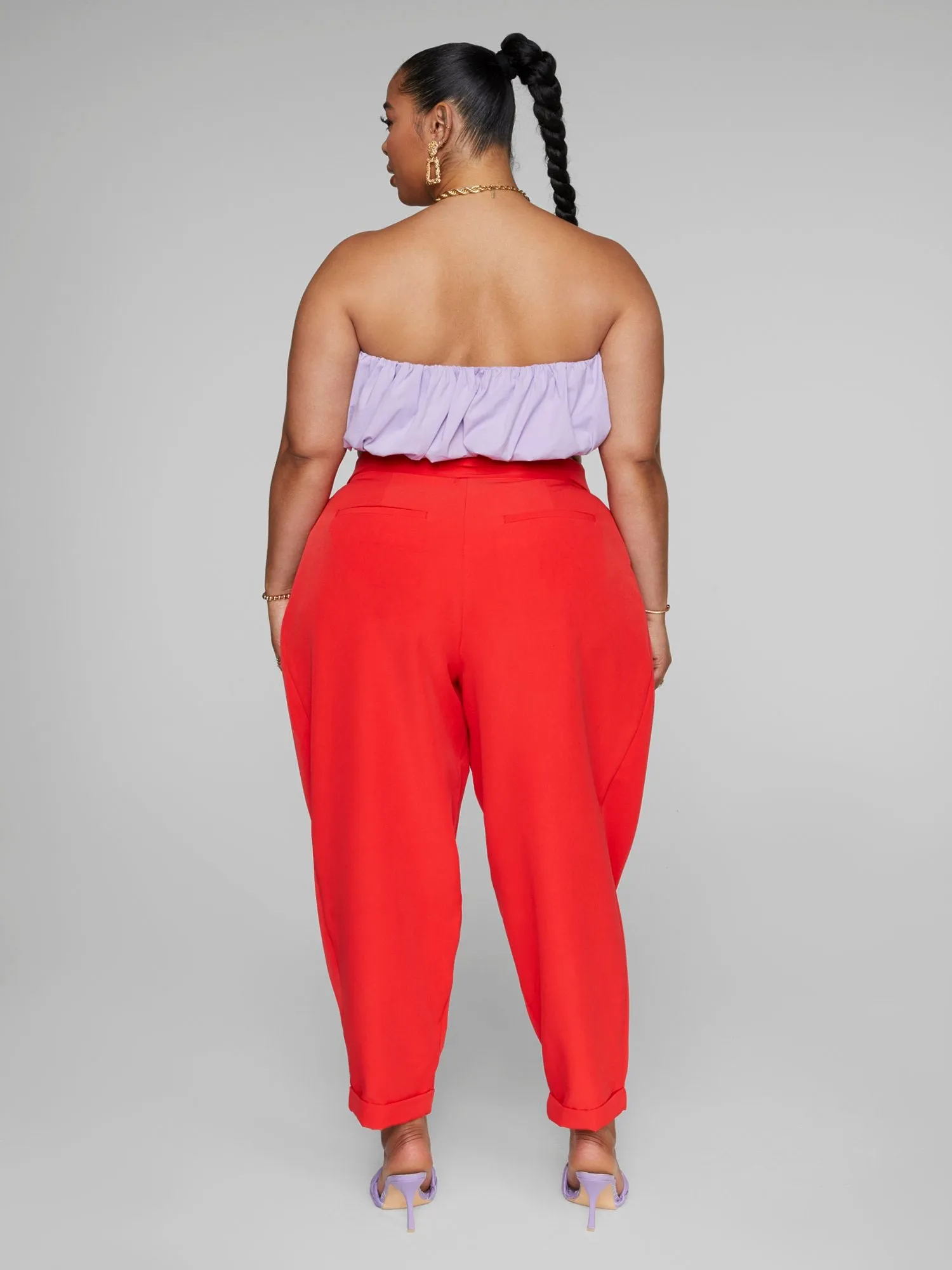 Brooke Foldover Waist Pants - Gabi Fresh x FTF