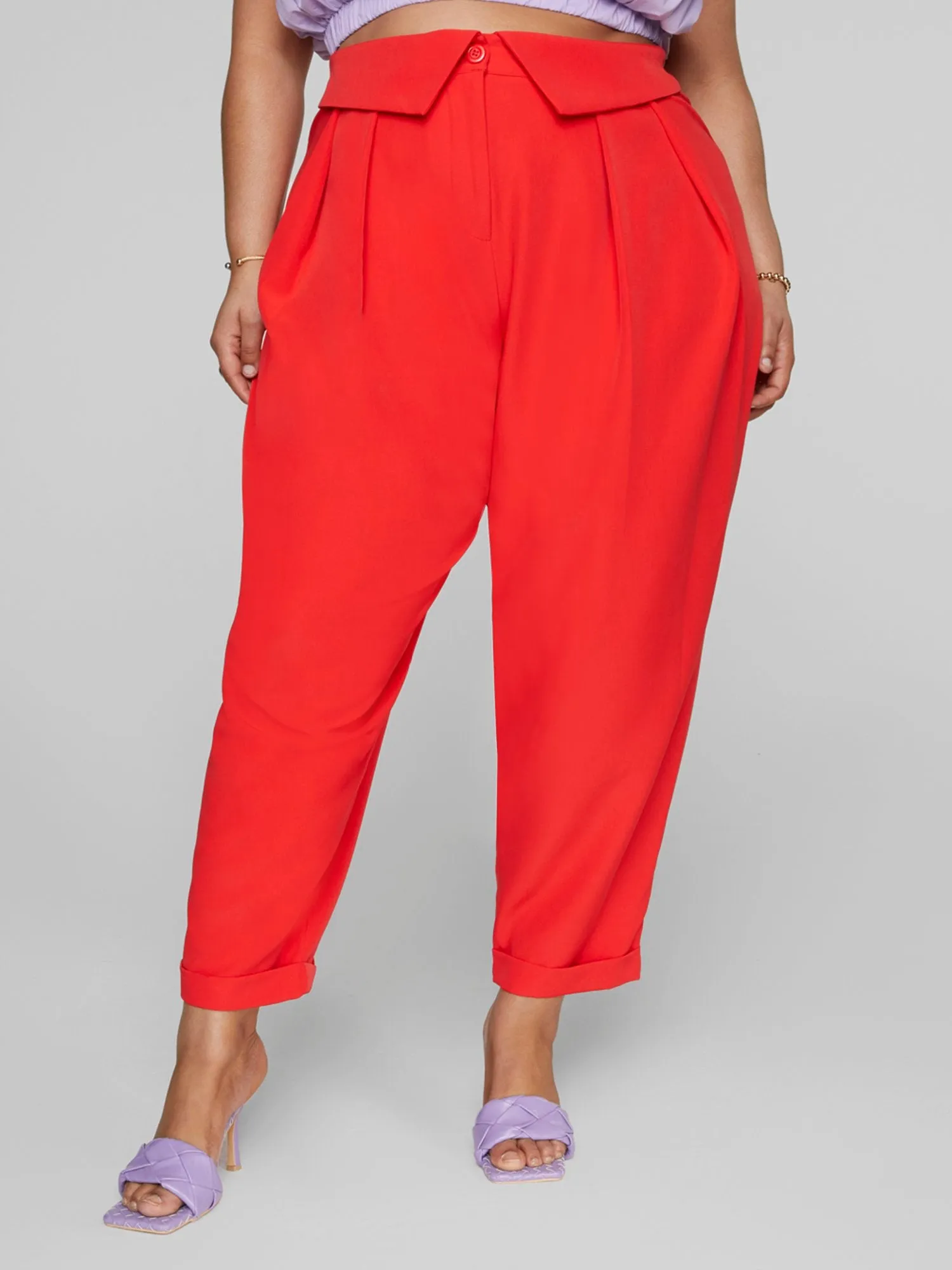 Brooke Foldover Waist Pants - Gabi Fresh x FTF