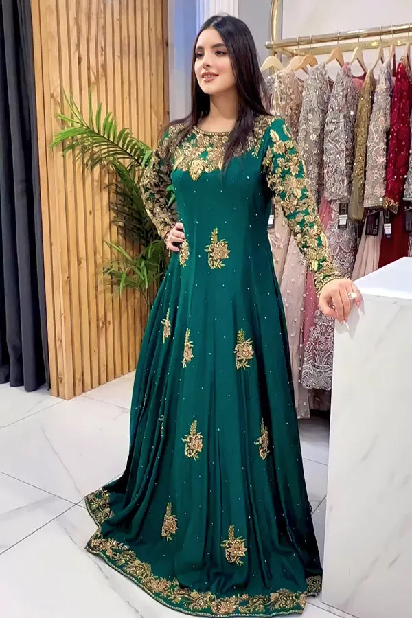 Designer Anarkali Gown With Dupatta For Women