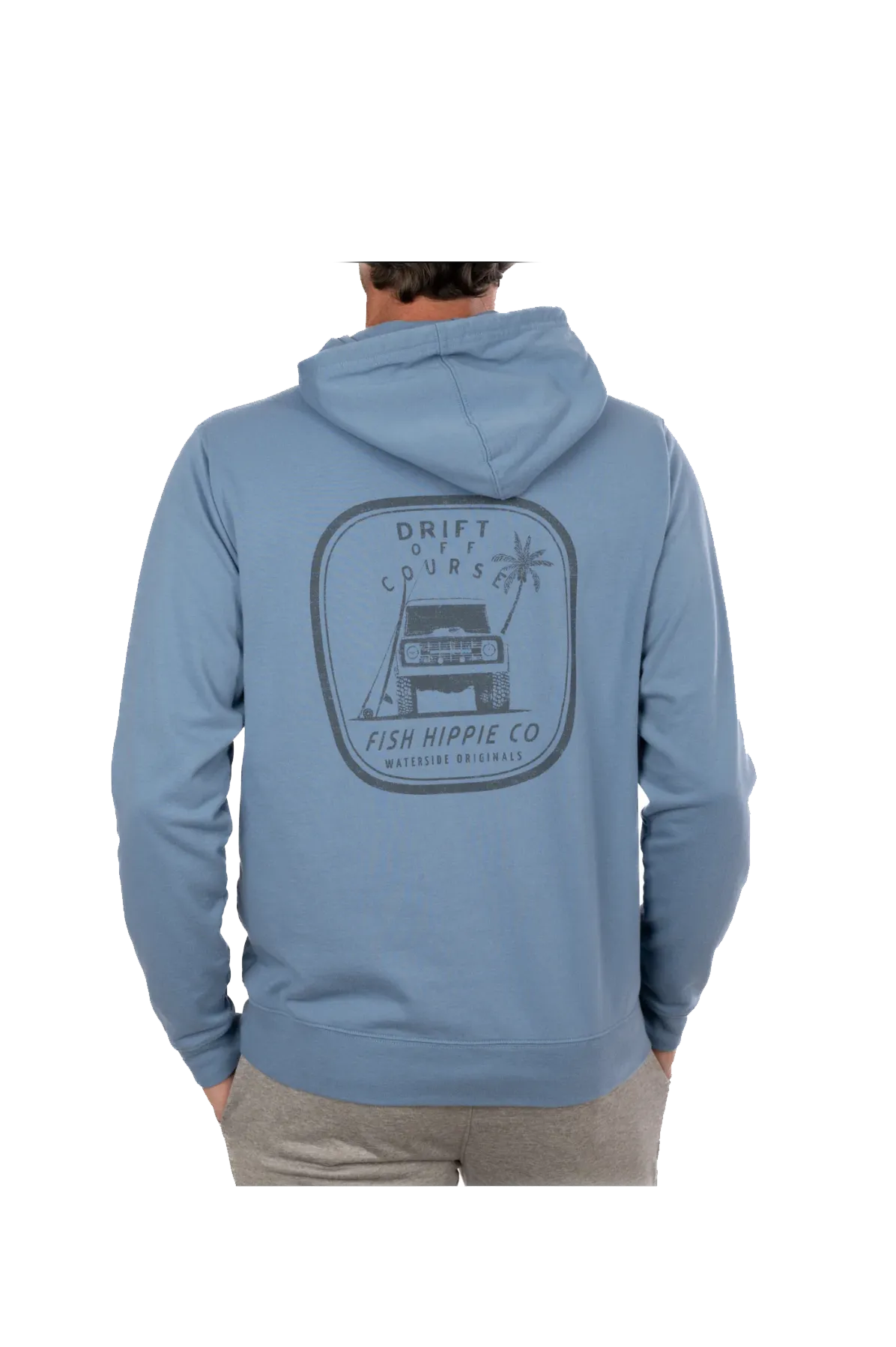 Drifter LS Hoodie Pullover Dk Marlin