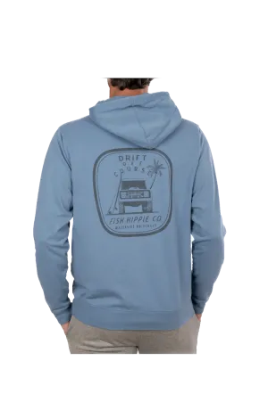 Drifter LS Hoodie Pullover Dk Marlin
