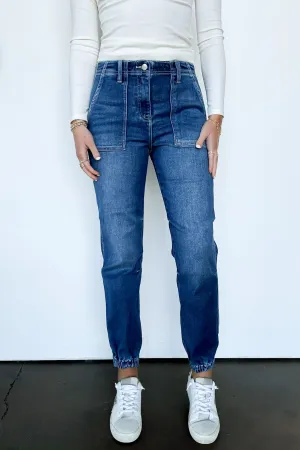 Everynn High Rise Ankle Jogger Jeans