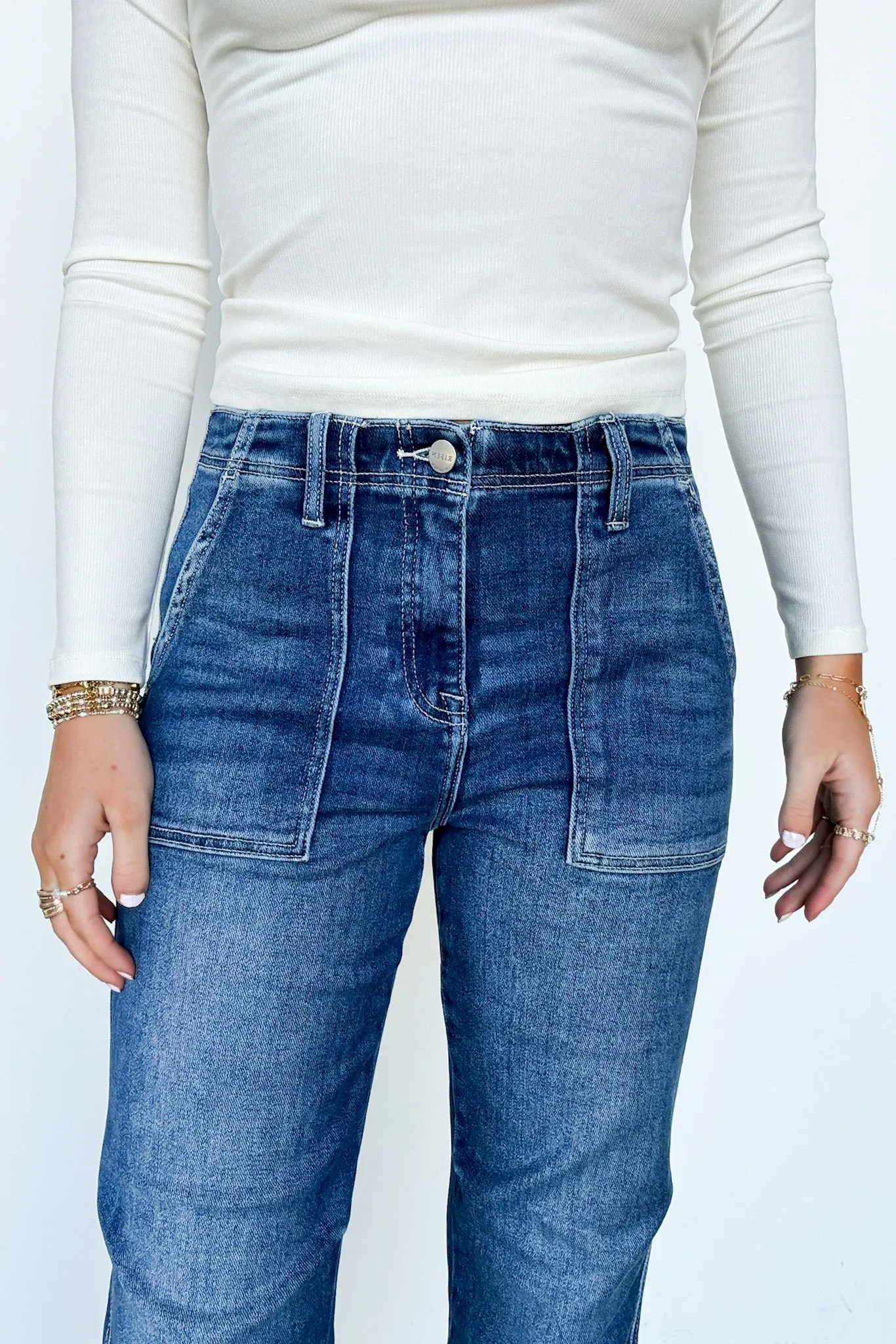 Everynn High Rise Ankle Jogger Jeans