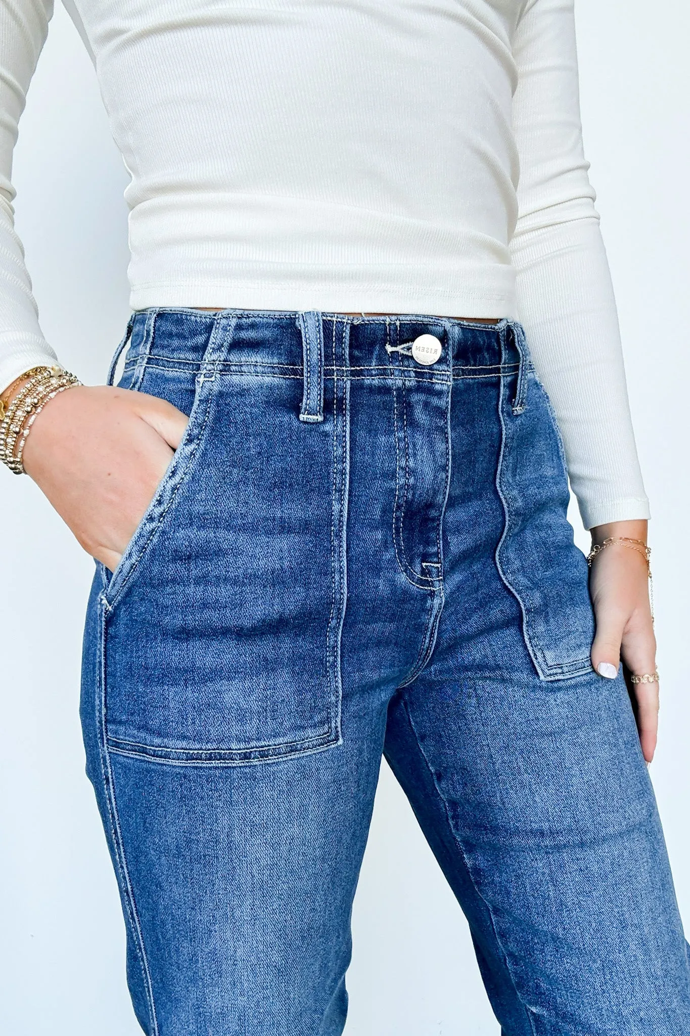 Everynn High Rise Ankle Jogger Jeans