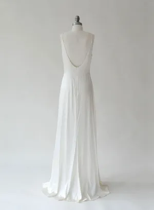 Fitted silk slip dress - Style # TH012
