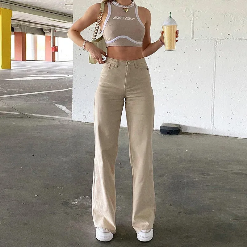 GIULIA: Denim Bootcut Jeans