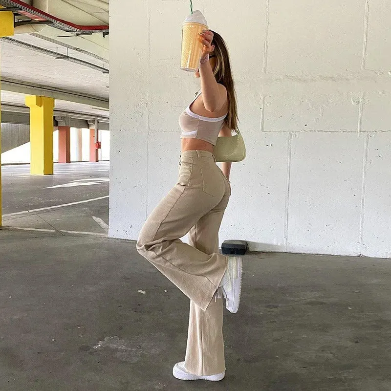 GIULIA: Denim Bootcut Jeans