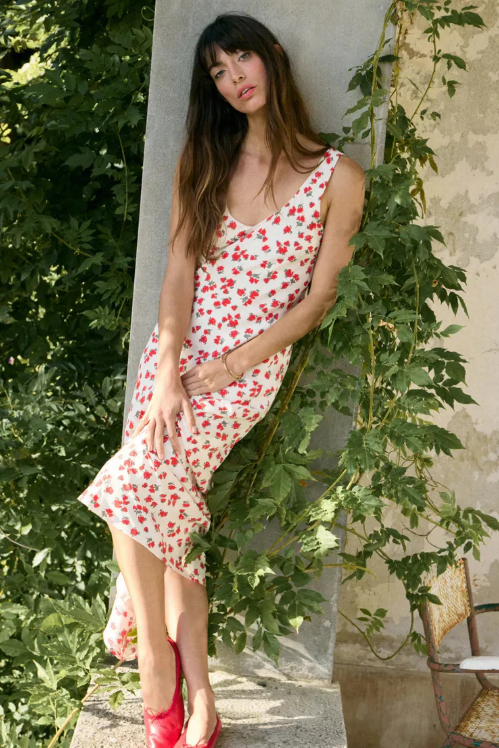 Hana La Rosa Ditsy Maxi Dress
