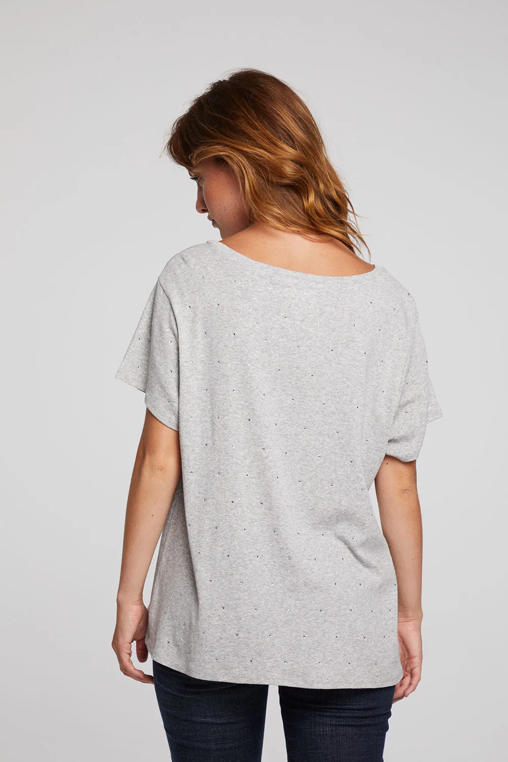 Hyacinth Heather Grey Tee