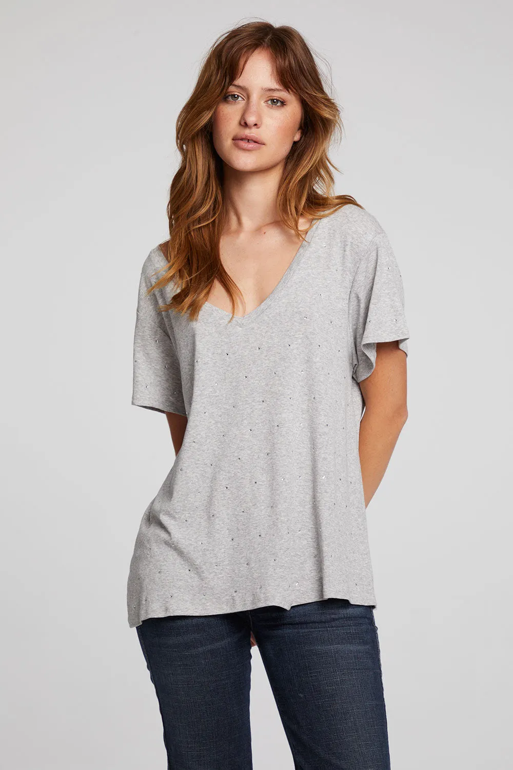 Hyacinth Heather Grey Tee