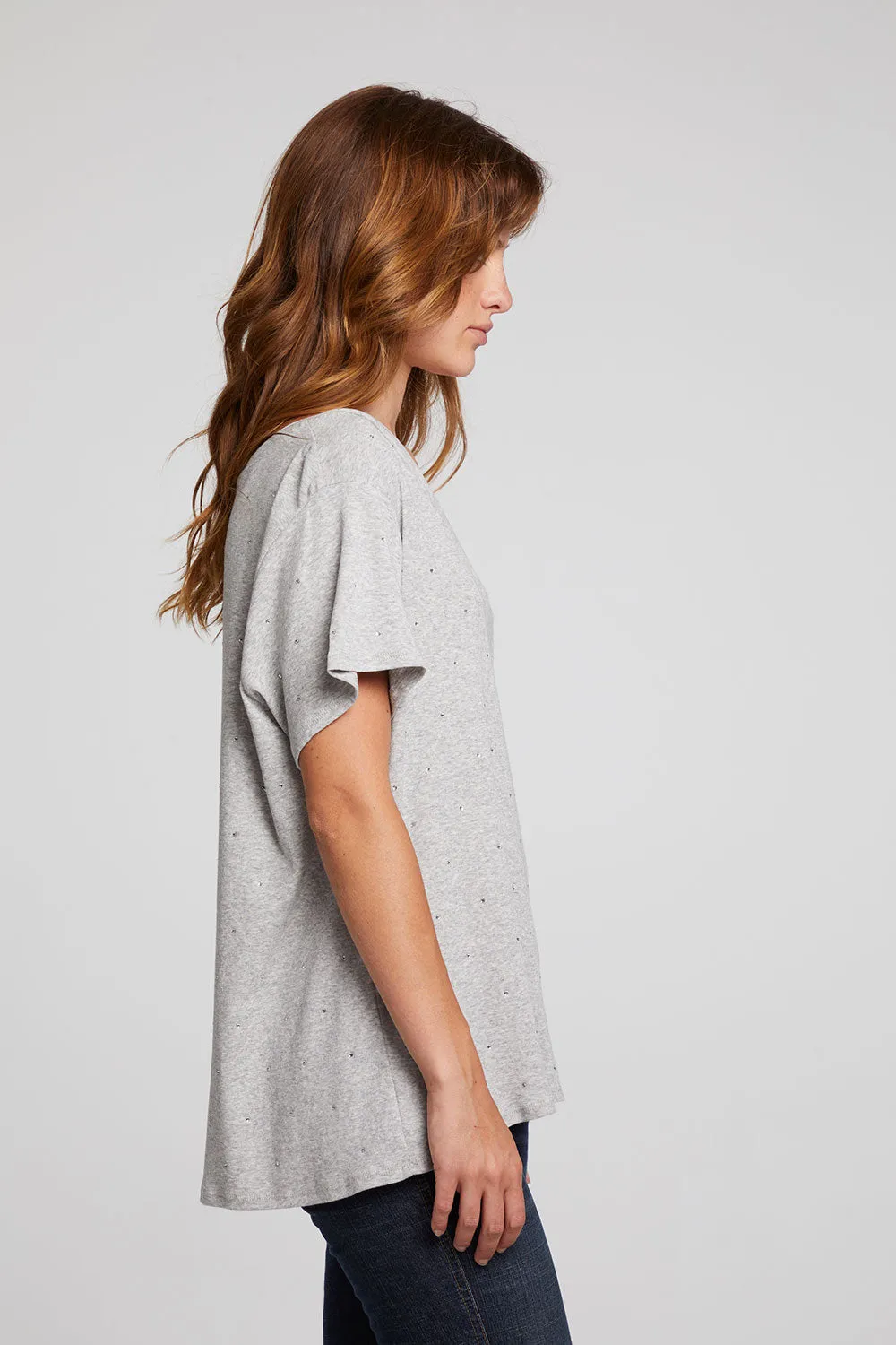 Hyacinth Heather Grey Tee