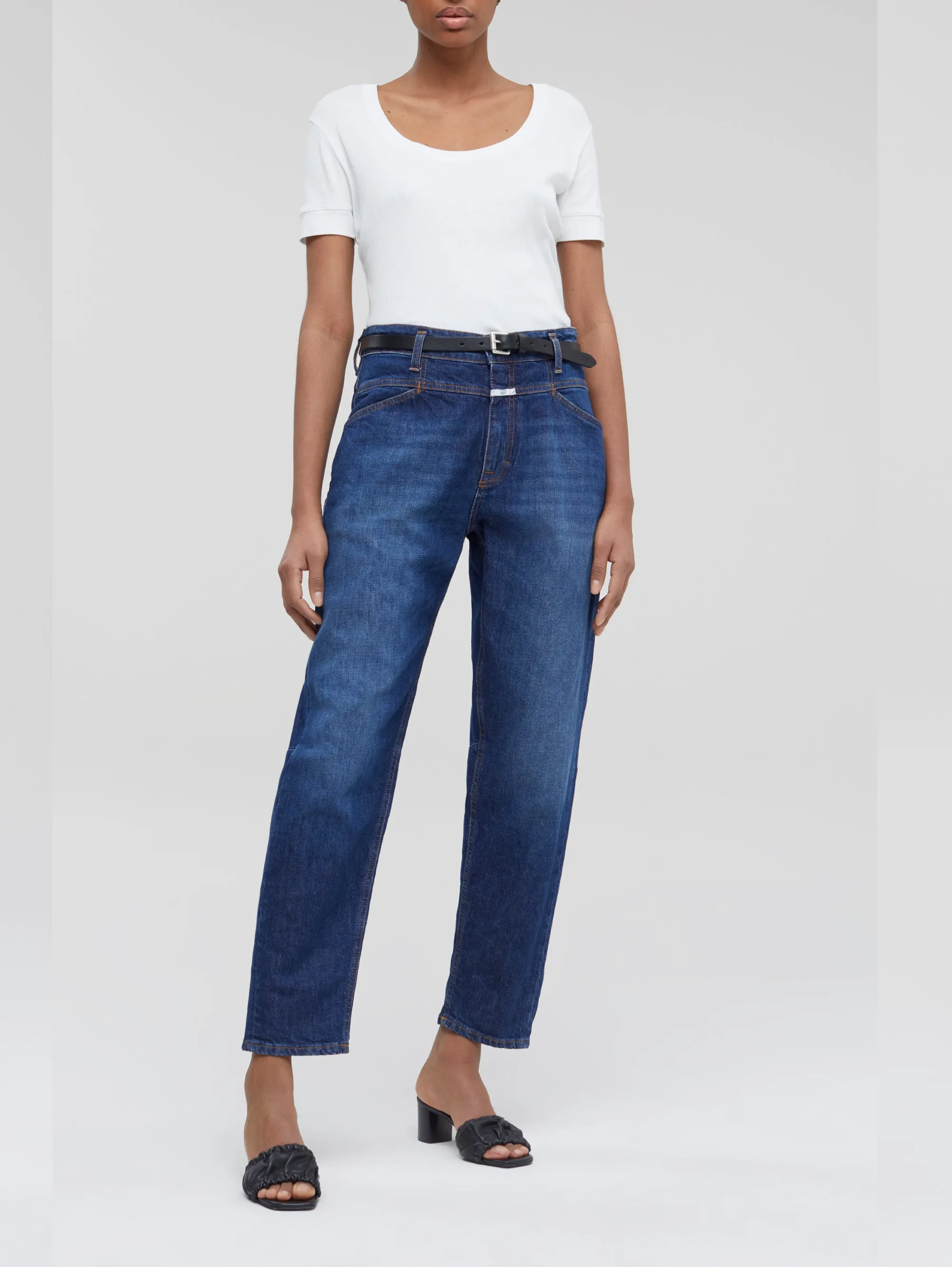 Jeans Stile Boyfriend X-Lent Blu Scuro