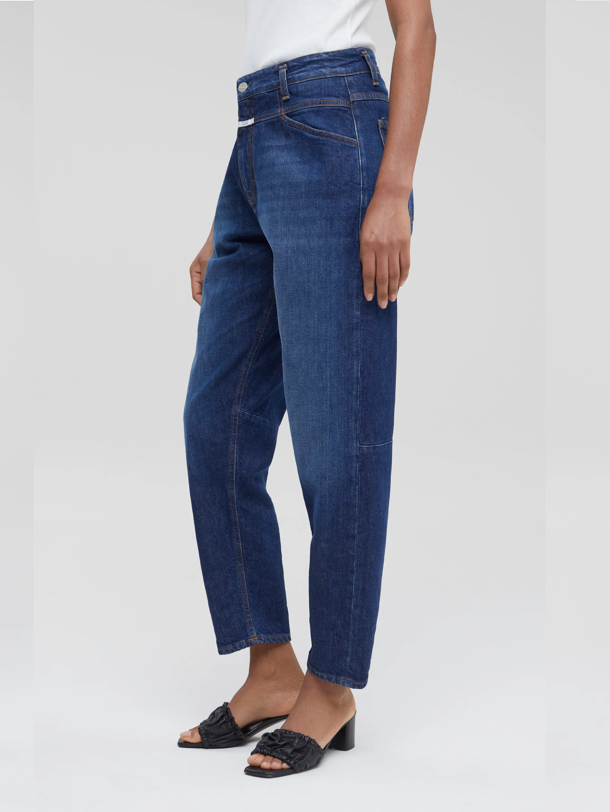 Jeans Stile Boyfriend X-Lent Blu Scuro