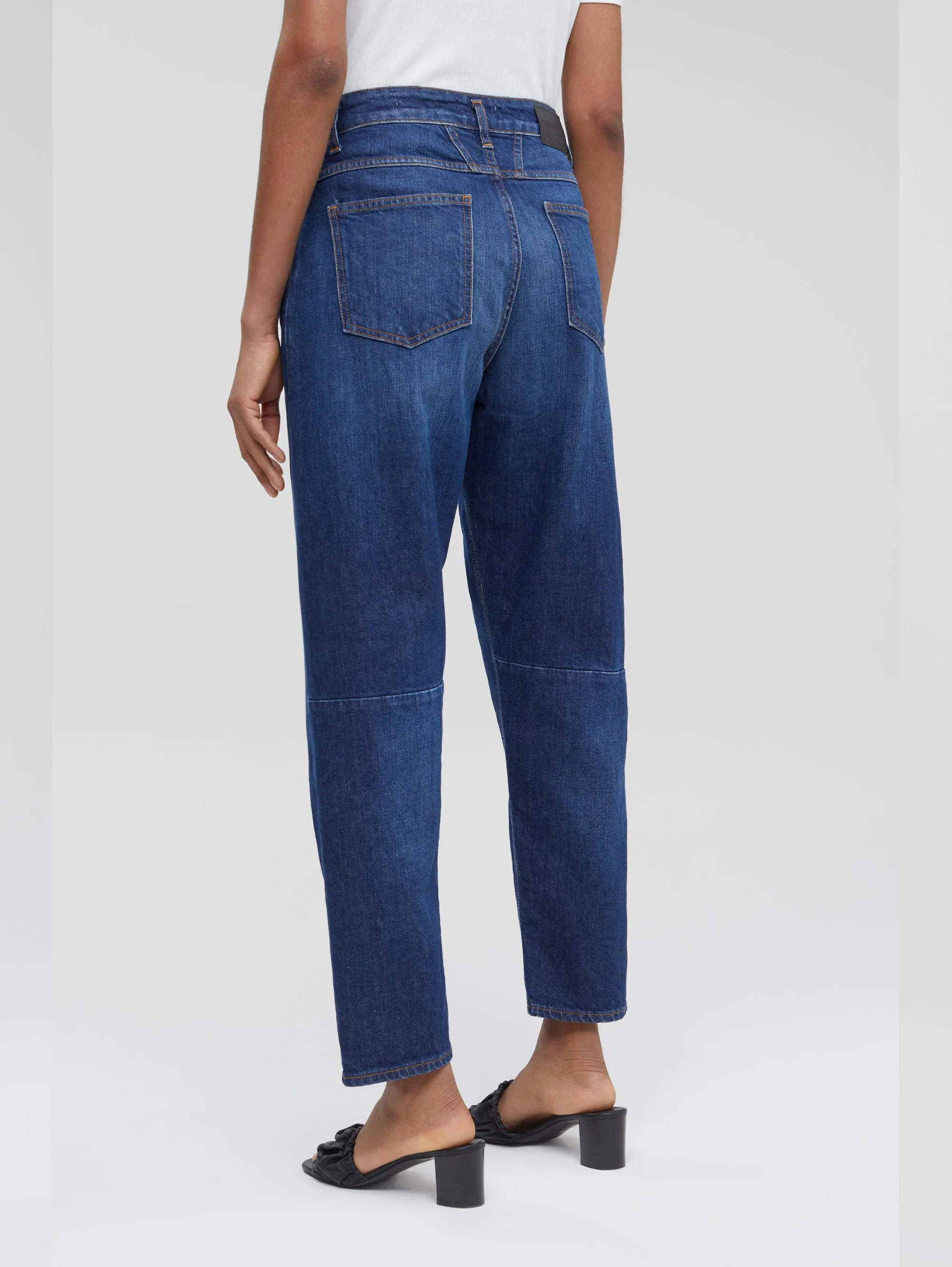 Jeans Stile Boyfriend X-Lent Blu Scuro