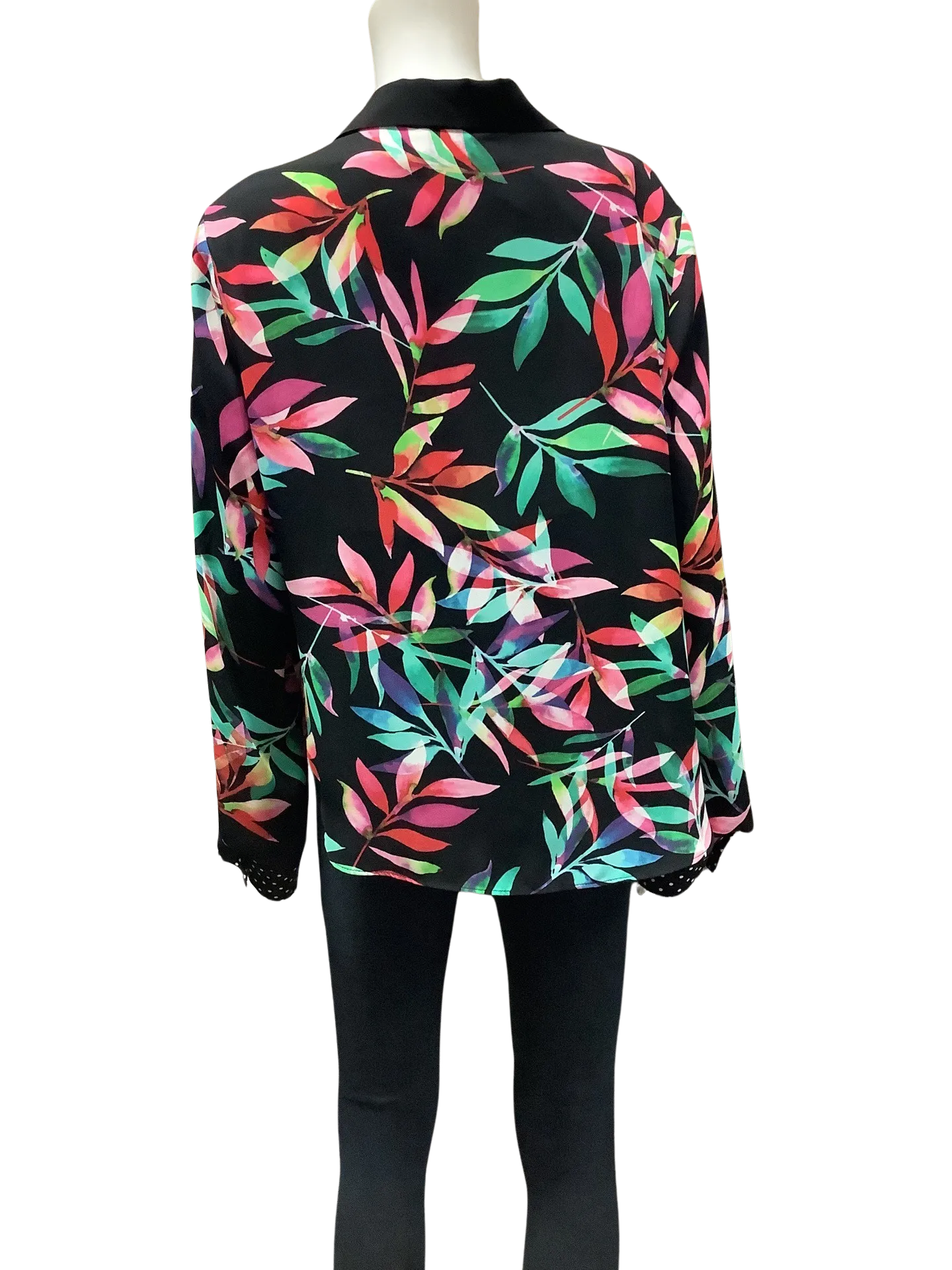 Joseph Ribkoff Women's Shirt Leaf Print Size: 14