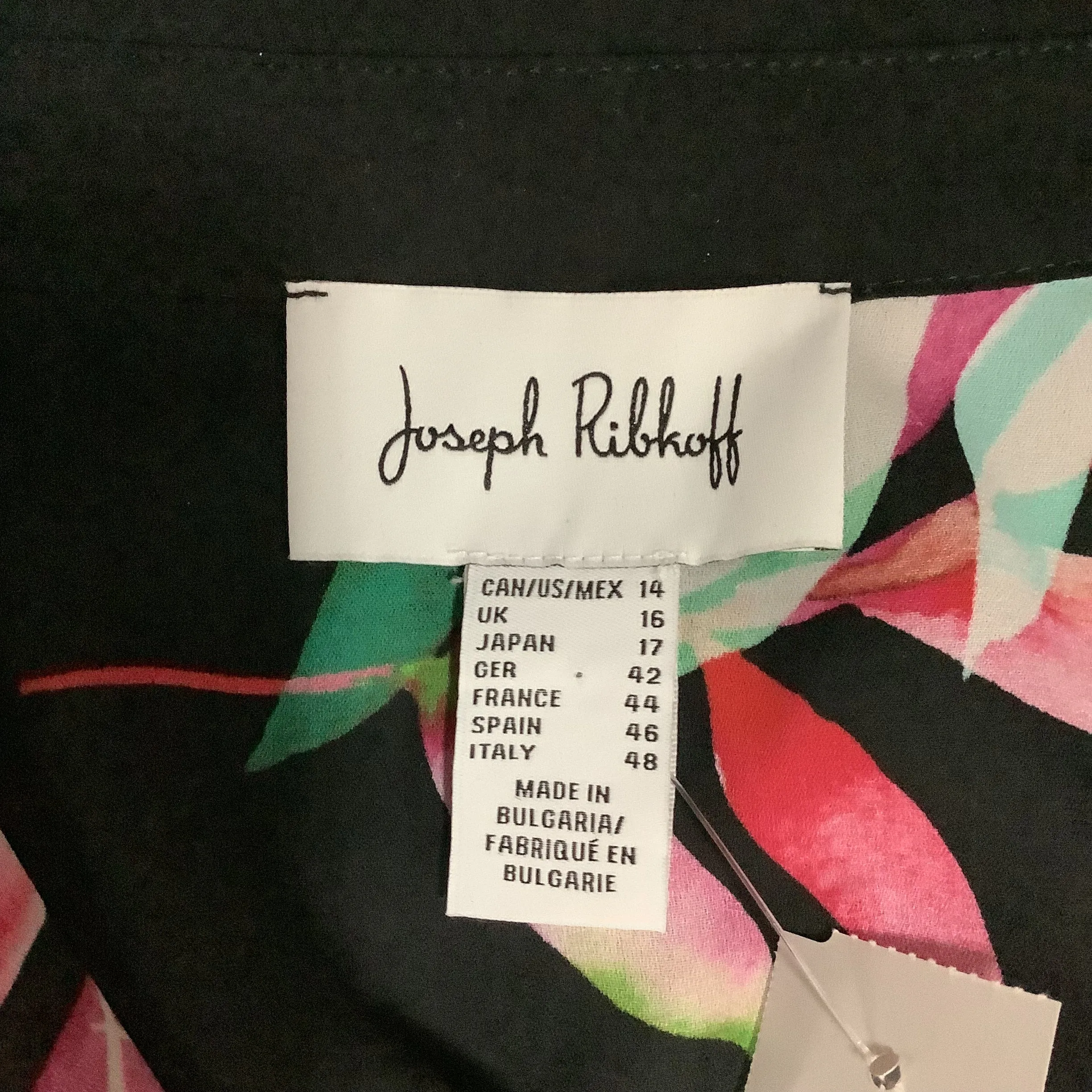 Joseph Ribkoff Women's Shirt Leaf Print Size: 14