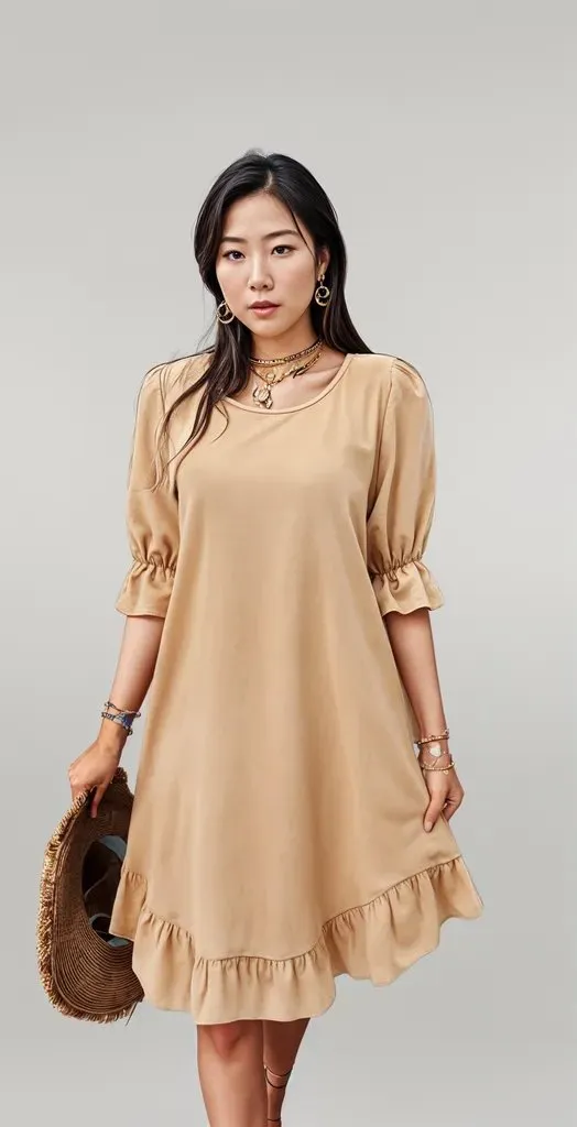 Kylie | Elegant Essence Midi Dress