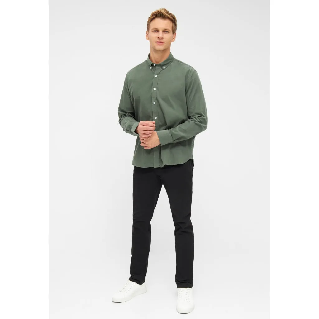 Lester Baby Cord Shirt - Dark Green