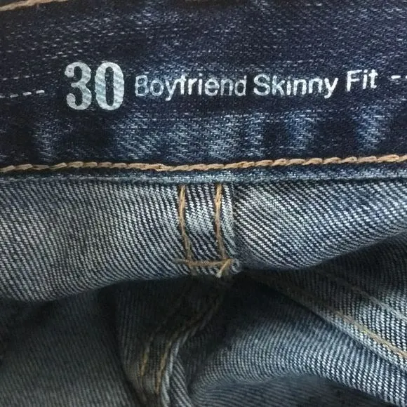 LEVI’S Blue Boyfriend Skinny Fit Jeans Size 30
