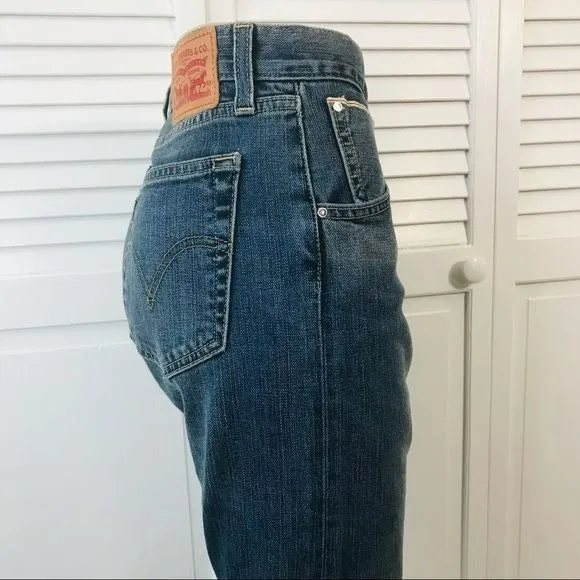 LEVI’S Blue Boyfriend Skinny Fit Jeans Size 30