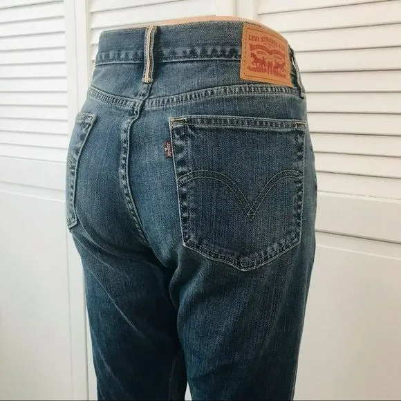 LEVI’S Blue Boyfriend Skinny Fit Jeans Size 30