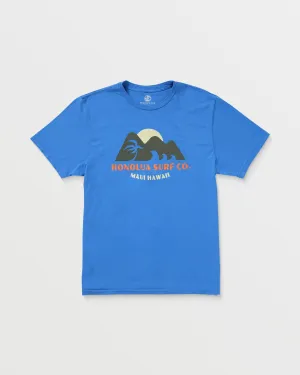 Mens Iron Work Maui Short Sleeve Tee - Turquoise