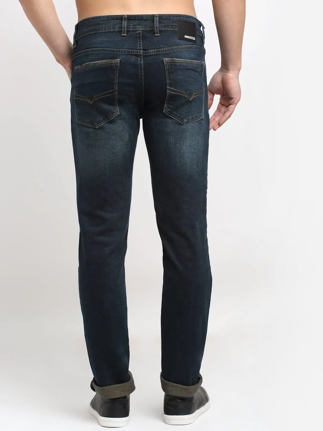 Men's Ultra Narrow fit Light Fade Indigo Blue  Jeans