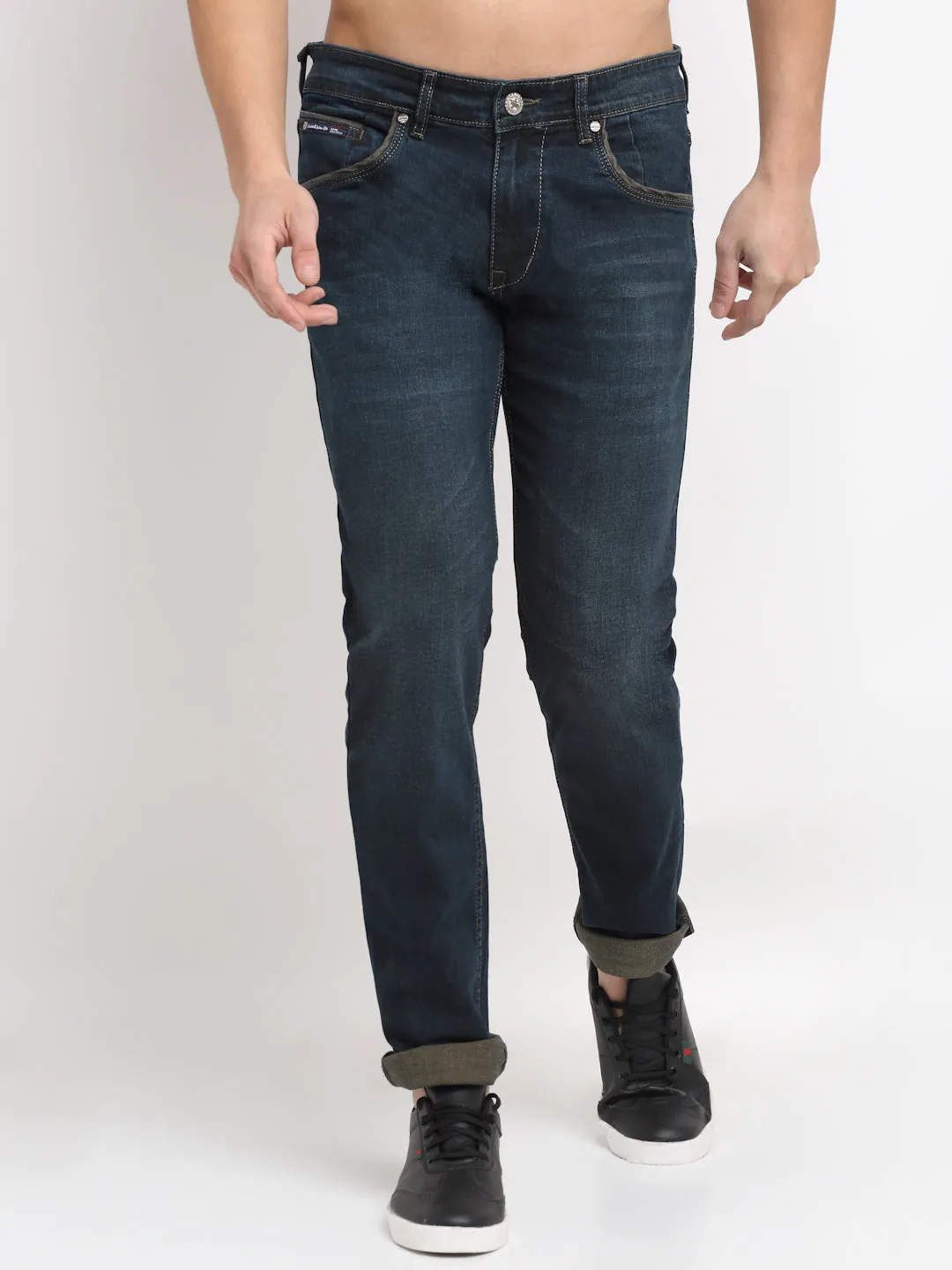Men's Ultra Narrow fit Light Fade Indigo Blue  Jeans