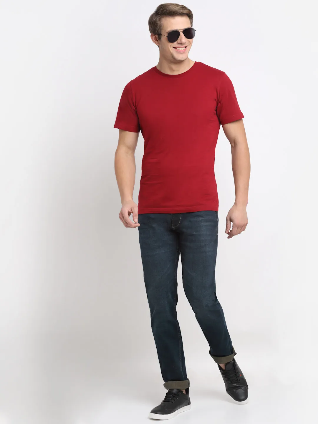 Men's Ultra Narrow fit Light Fade Indigo Blue  Jeans