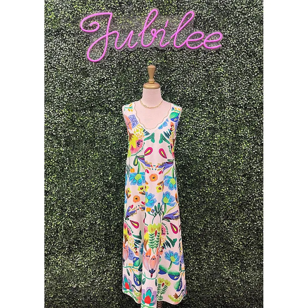Messicana Floral Dress