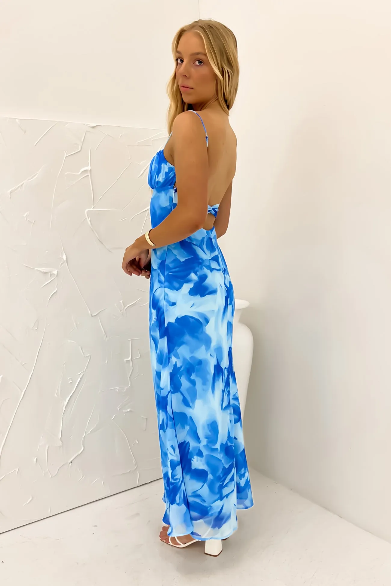 Randall Midi Dress Blue