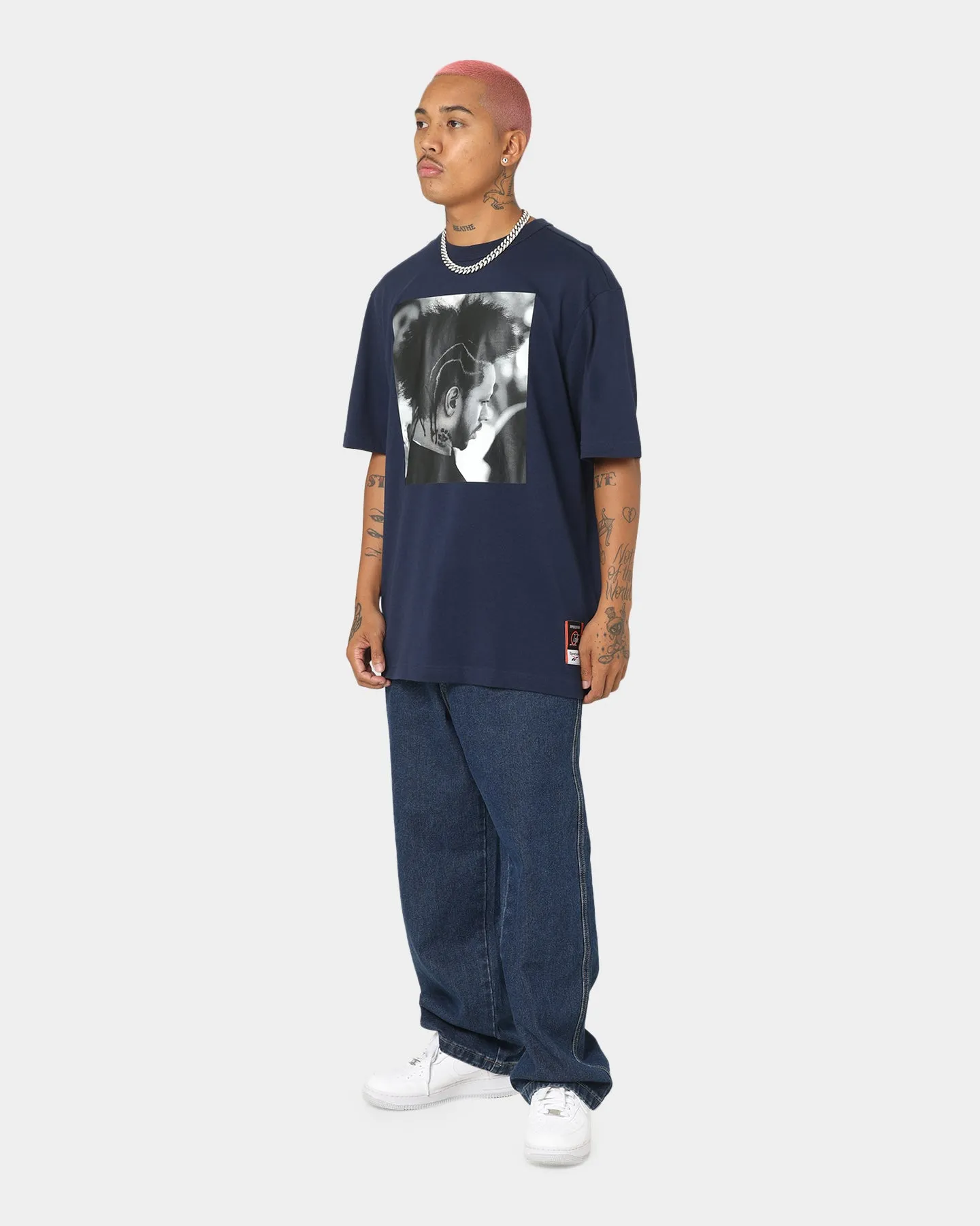 Reebok Allen Iverson I3 Braids T-Shirt Vector Navy