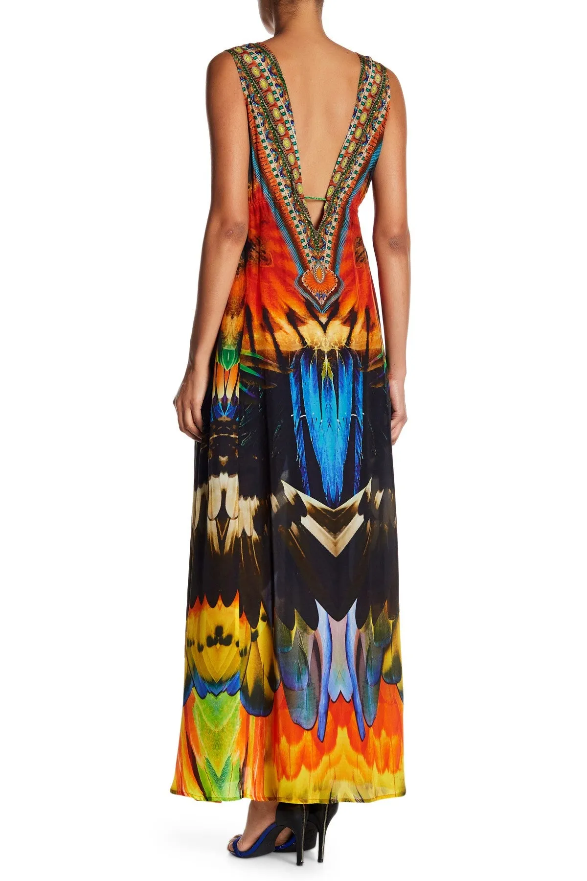 Sleeveless Beach Maxi Dress