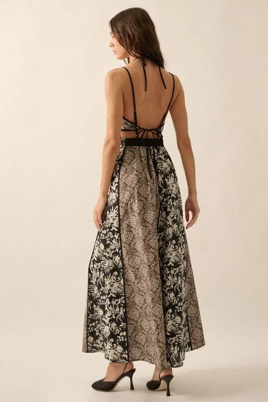 Sunset Cove Floral Maxi Dress