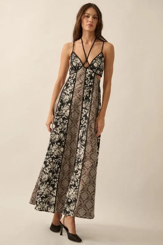 Sunset Cove Floral Maxi Dress