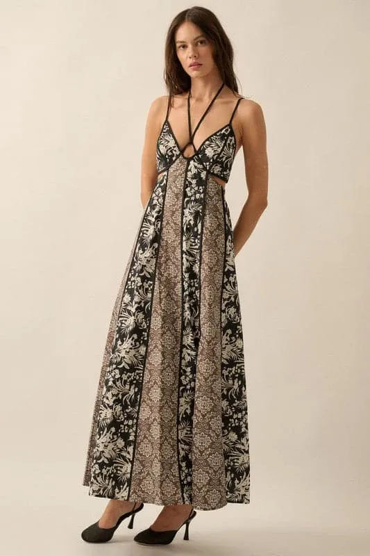 Sunset Cove Floral Maxi Dress
