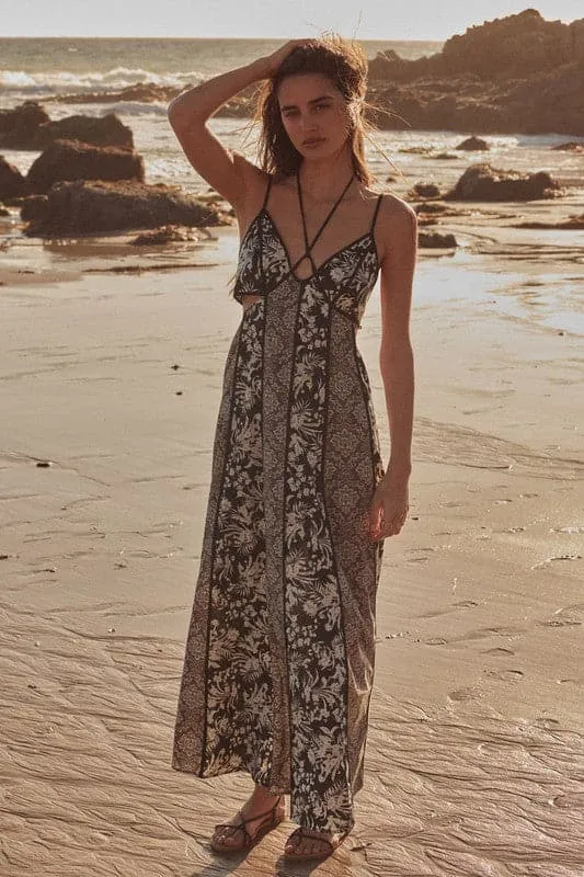 Sunset Cove Floral Maxi Dress