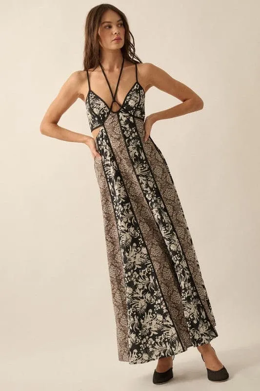 Sunset Cove Floral Maxi Dress