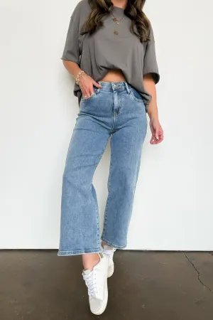 Syndi High Rise Bootcut Crop Jeans