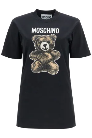 Teddy Bear Print Cotton T-Shirt