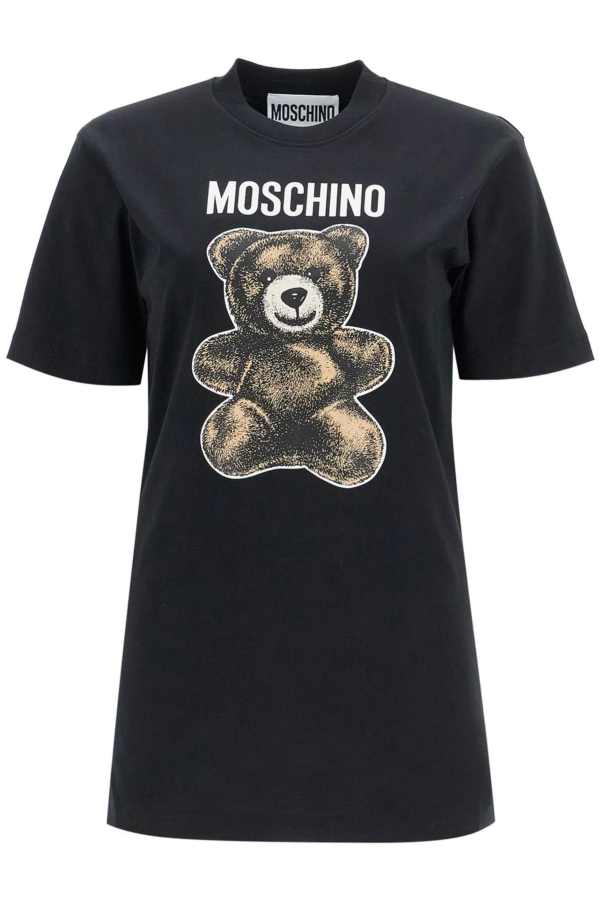 Teddy Bear Print Cotton T-Shirt