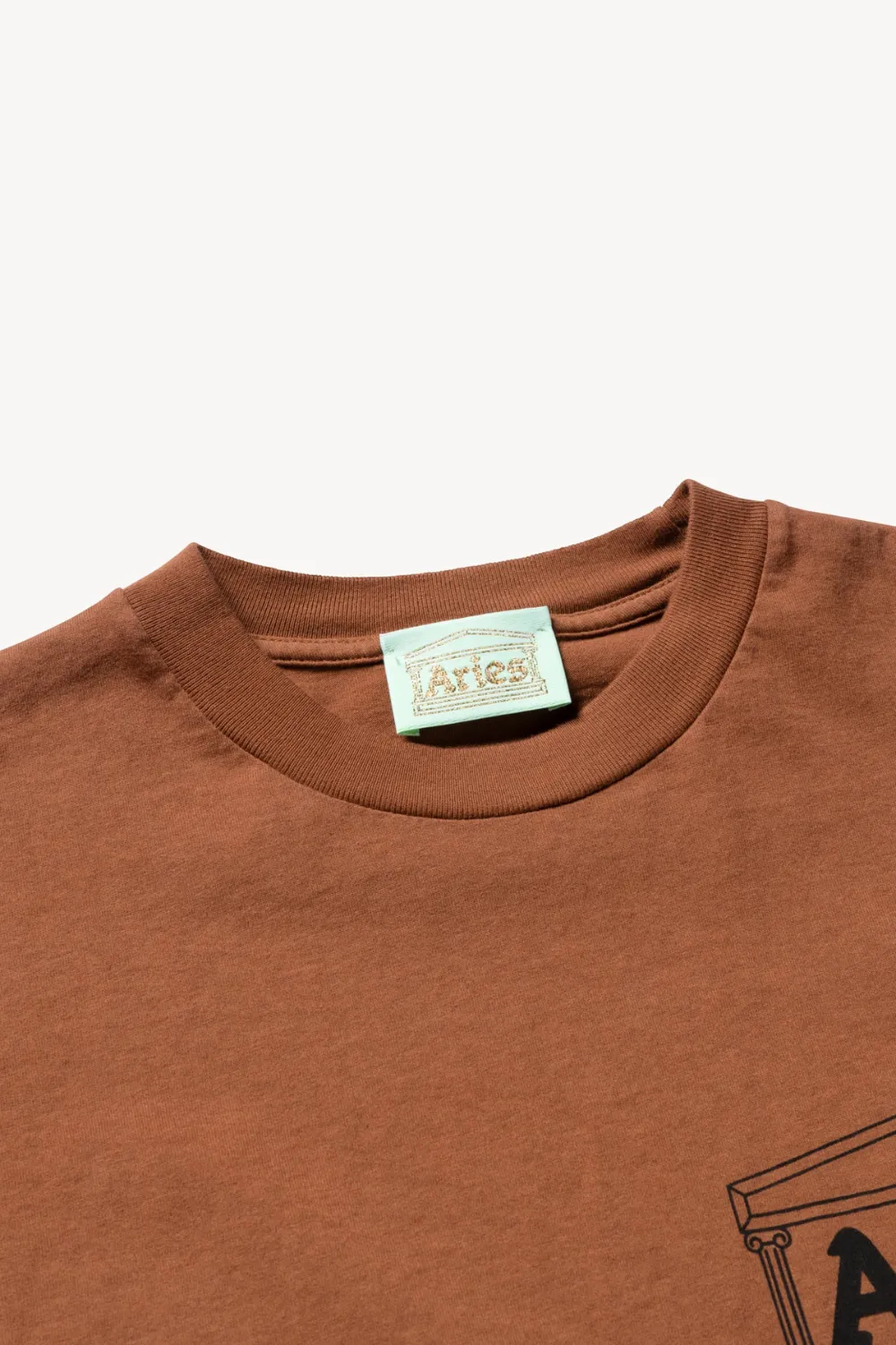 Temple SS Tee | Brown
