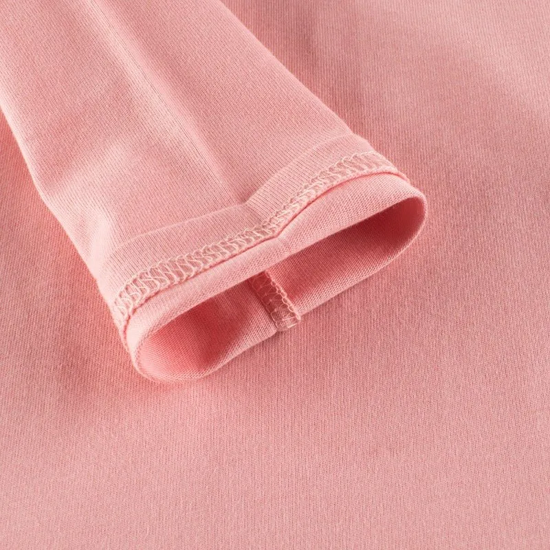 Toddler/Kid Girl's Long Sleeve Bunny Print Design Pink T-shirt